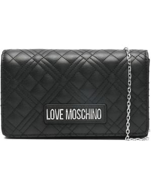 Love Moschino チェーンストラップ ショルダーバッグ - グレー