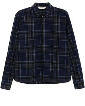 Aspesi Hemdjacke Mit Reißverschluss - Blau