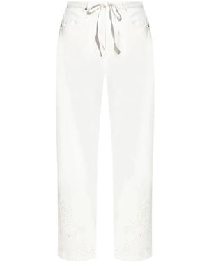 Rag & Bone エンブロイダリーパンツ - ホワイト
