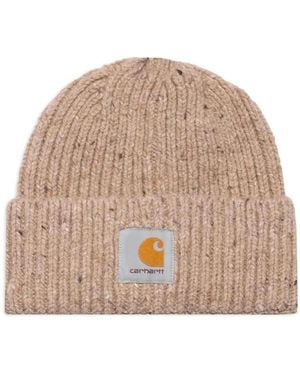 Carhartt Gorro Anglistic de canalé - Neutro