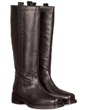 Emanuélle Vee Stiefel Mit Eckiger Kappe - Braun