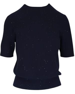 Akris Jersey De Punto De Manga Corta - Azul