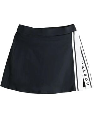 Malbon Golf Baseline Tennis Skirt - Blue