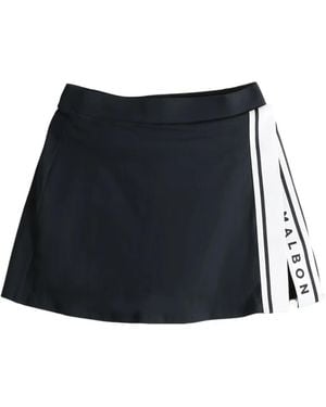 Malbon Golf Baseline Tennis Skirt - Blue