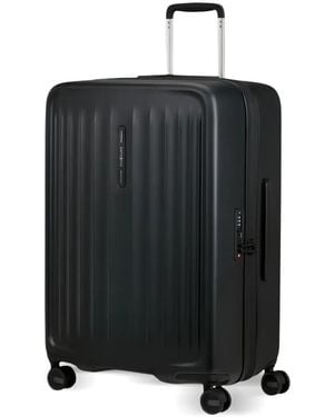 Samsonite Small Logo-Plaque Suit Case - Black
