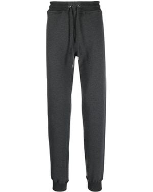 Moorer Tapered Drawstring Track Trousers - Grey