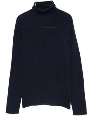 Majestic Filatures Fine-knit Jumper - Blue