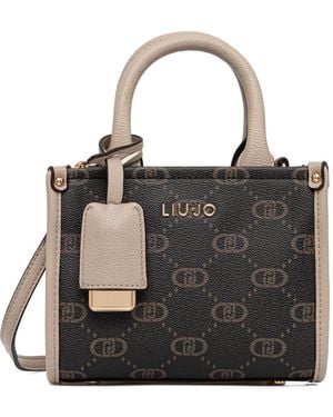 Liu Jo Monogram Tote Bag - Black