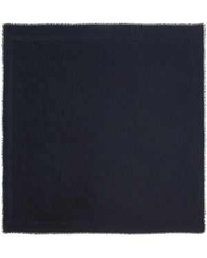 Karl Lagerfeld Signature スカーフ - ブルー