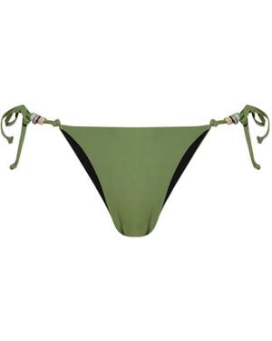 Bondeye Bas De Bikini Anali À Détail Noué - Green