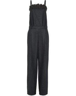 Brunello Cucinelli Flannel Jumpsuit - Black