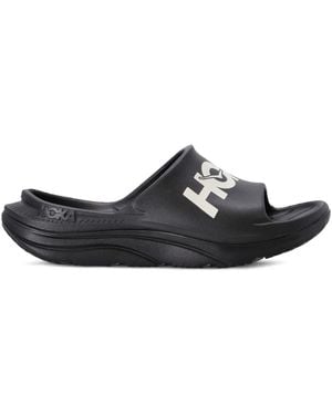 Hoka One One Logo-Motif Slides - Black