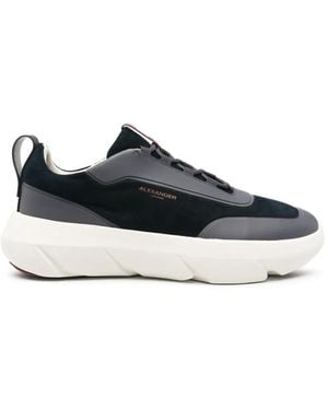 Alexander Smith Eclipse Logo-Print Paneled Sneakers - Black