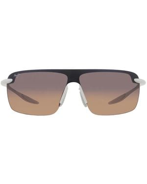 Maui Jim Palulu Rimless Rectangle-Frame Sunglasses - Grey