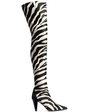 KHAITE Harvey Over-The-Knee High Boots - Black