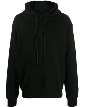 Juun.J Drawstring Detail Hoodie - Black
