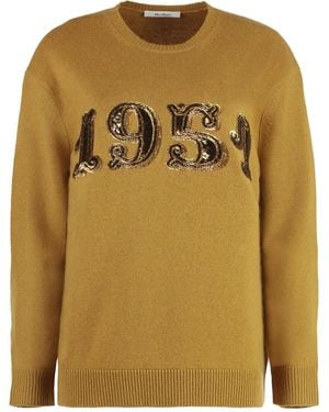 Max Mara Sequin-Embellished Jumper - Metallic