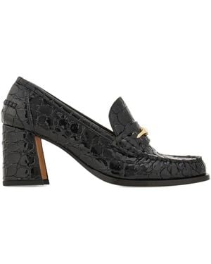 Ferragamo Loafer Aus Leder 70Mm - Schwarz