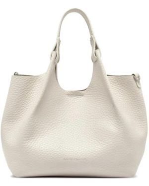 Gianni Chiarini Dua Leather Tote Bag - Natural