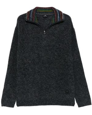 Paul Smith ハーフジップ セーター - ブラック