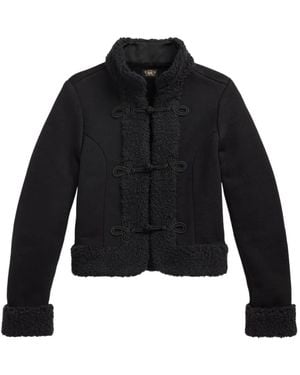 RRL Chaqueta con ribete de pelo - Negro