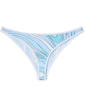 PUCCI マルモプリント ビキニボトム - ブルー