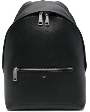 Fendi レザー バックパック - ブラック