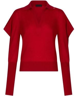 Liu Jo Pull À Manches Bouffantes - Rouge