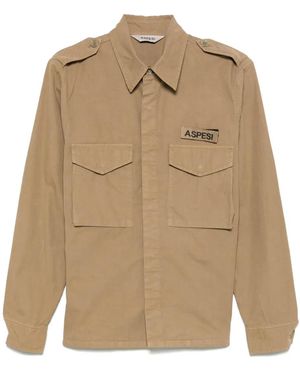 Aspesi Field シャツ - ナチュラル