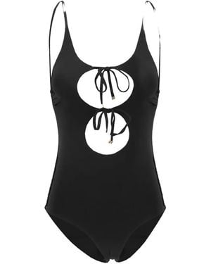 MAISON ANANA Cut-Out Reversible Swimsuit - Black