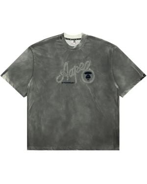 Aape By A Bathing Ape Graphic-Print T-Shirt - Grey