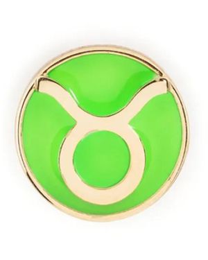 Maria Black Pendente Taurus Pop Coin - Verde