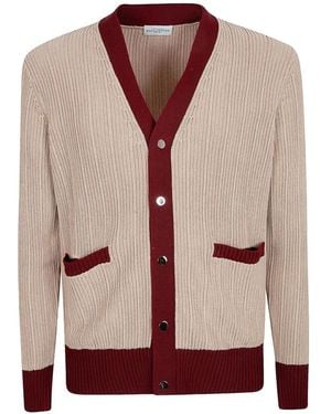 Ballantyne Cardigan Boutonné À Col V - Brown