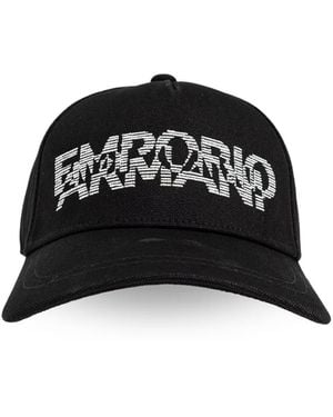Emporio Armani ロゴ キャップ - ブラック