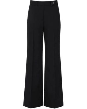 Paul Smith 'A Suit To Travel In' Pressed-Crease Wool Trousers - Black