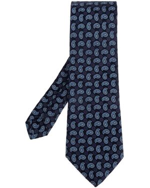 Etro Paisley-print Tie - ブルー