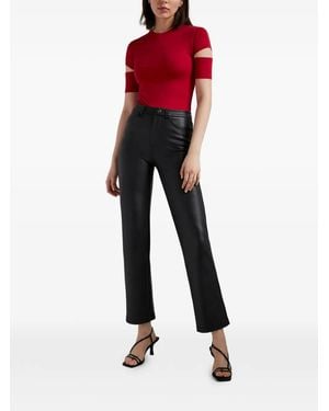MARCELLA Camiseta Esme Con Aberturas - Rojo