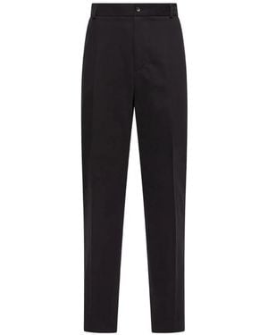 Moncler Pantalones Con Pinzas - Negro