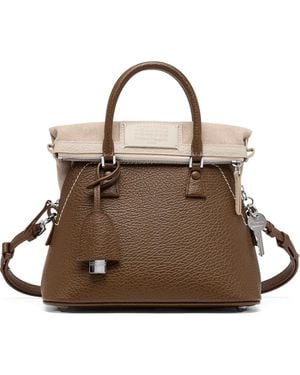 Maison Margiela Mini 5Ac Classique Tote Bag - Brown