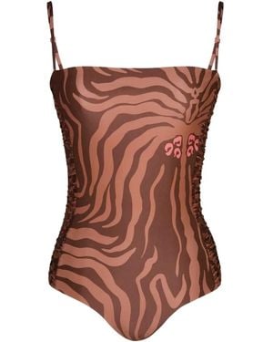 Johanna Ortiz Kuna ワンピース水着 - ブラウン