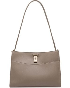 Bally Lock Me Shoulder Bag - Grey