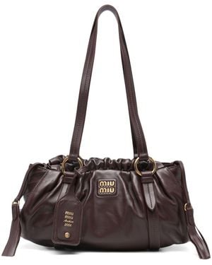 Miu Miu Borsa A Spalla Joie - Marrone