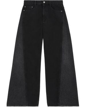 MM6 by Maison Martin Margiela パネル ジーンズ - ブラック