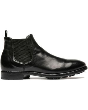 Officine Creative Prince Leather Boots - ブラック