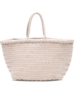 Dragon Diffusion Bolso Shopper Bamboo Triple Jump Pequeño Tejido - Neutro