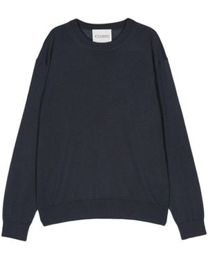 Closed Long-Sleeve Jumper - Blue