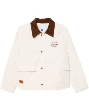 Chocoolate Jack Met Geborduurd Logo - Naturel