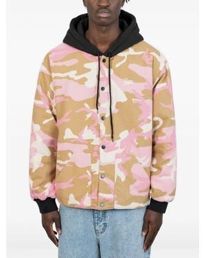 PATTA Reversible Quilted Bomber Jacket - Pink