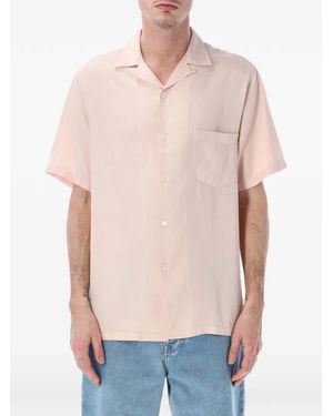 Portuguese Flannel Dogtown Hemd mit Taschendetail - Blau