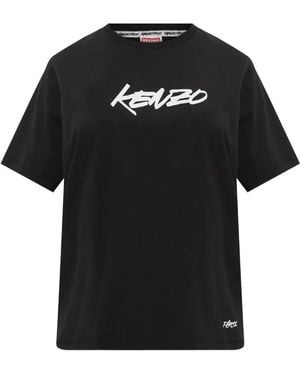 KENZO Logo-print T-shirt - Negro
